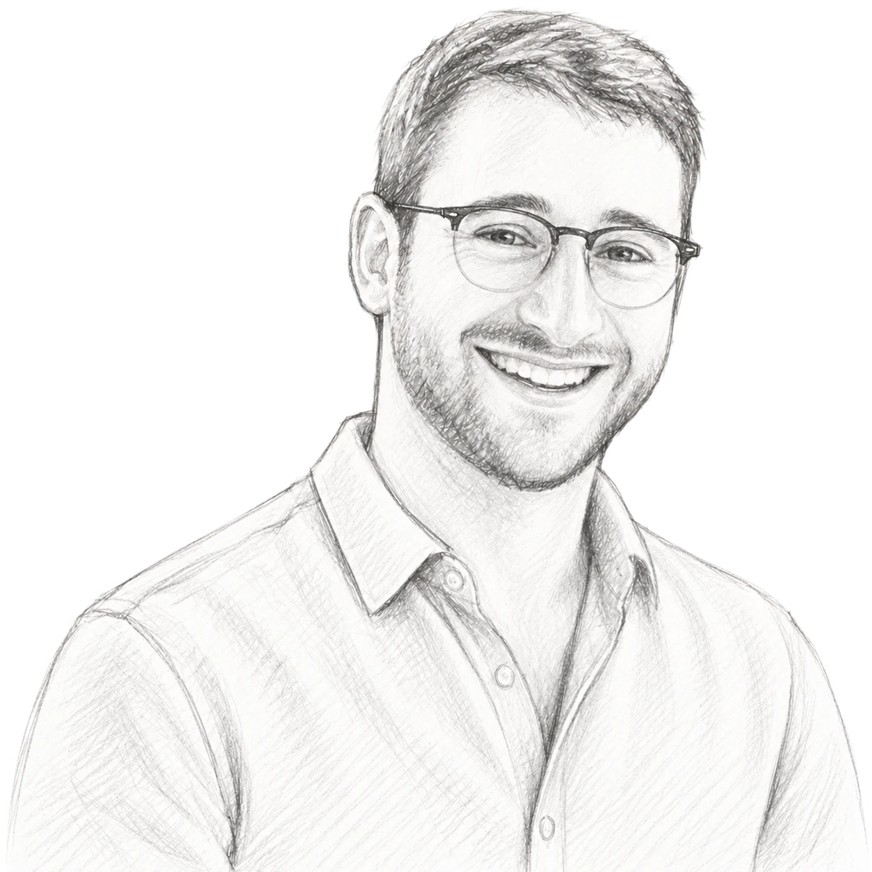 Black-and-white portrait of Will Nash
